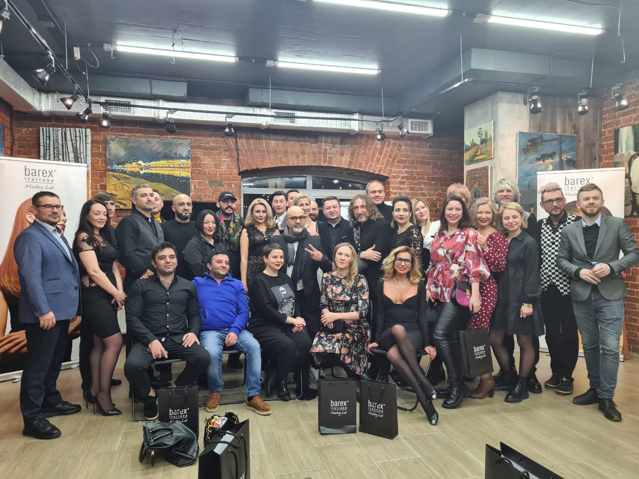 Barex Italiana выступил спонсором открытия закрытого клуба парикмахеров Дмитрия Вашешникова